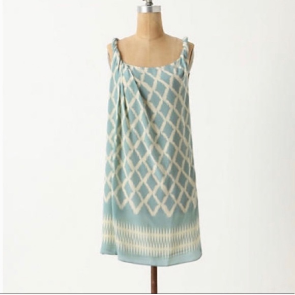 Anthro’s Moulinette Soeurs diamond lattice shift - Picture 1 of 9